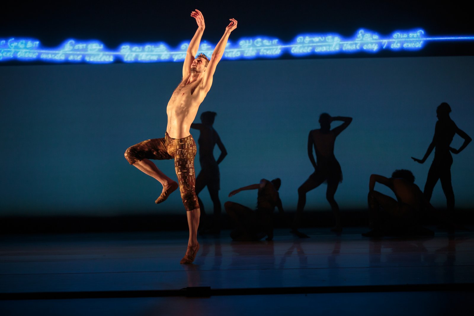 Alonzo King Lines Ballet: Robb Beresford in Figures of Speech; PHOTO CREDIT: ©Chris Hardy